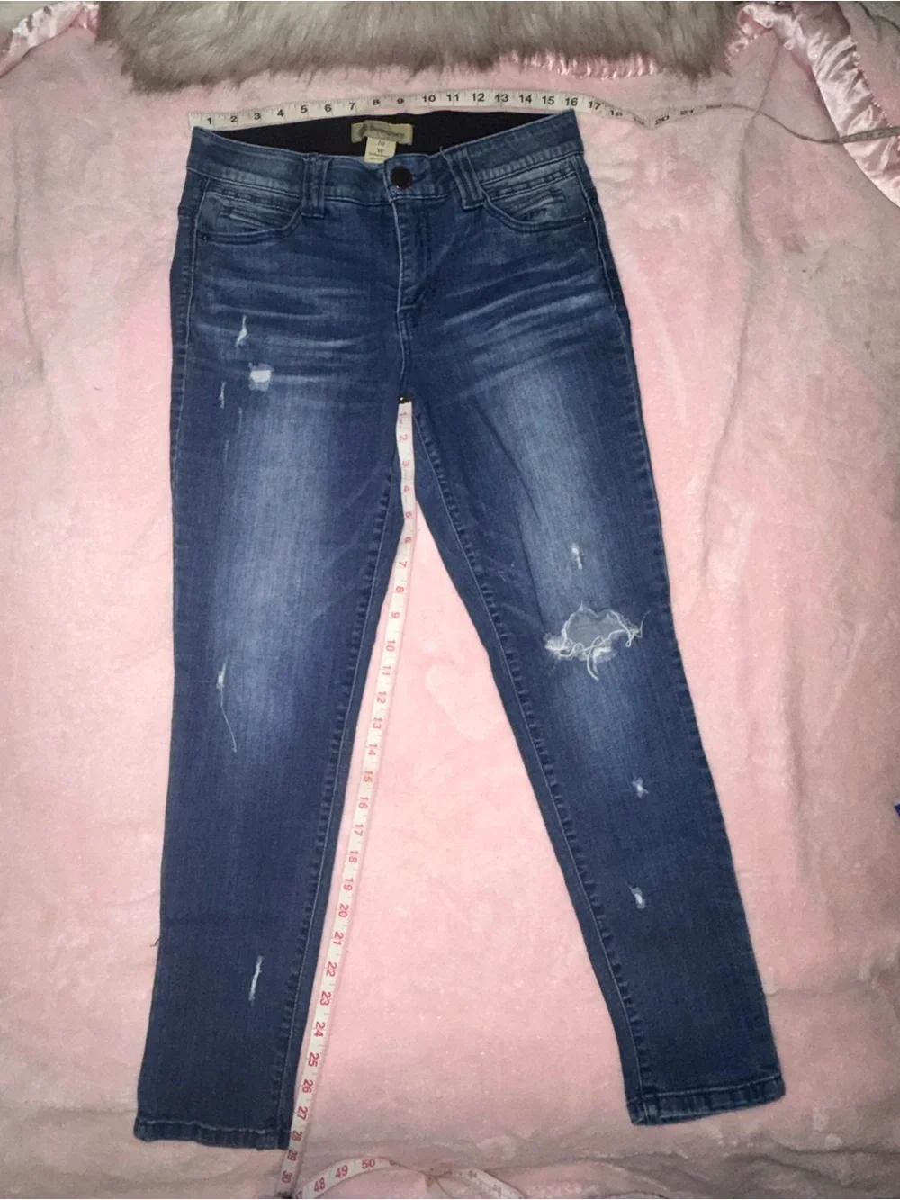 NWOT Democracy "Ab"solution Mid-Rise Distressed Jegging Jean $78 MSRP - Picture 4 of 5